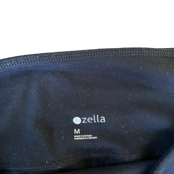 Zella Studio Lite Crop Leggings, Black, Women’s Leggings, Lounge, Size Medium - Picture 6 of 7
